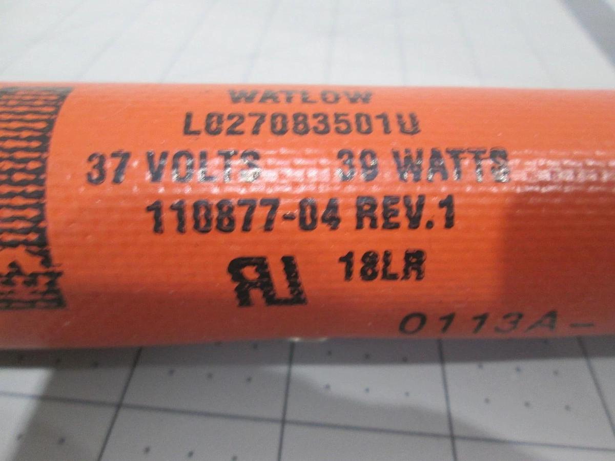 Watlow, L027083501U, Heater Jacket, 37V, 30W, New