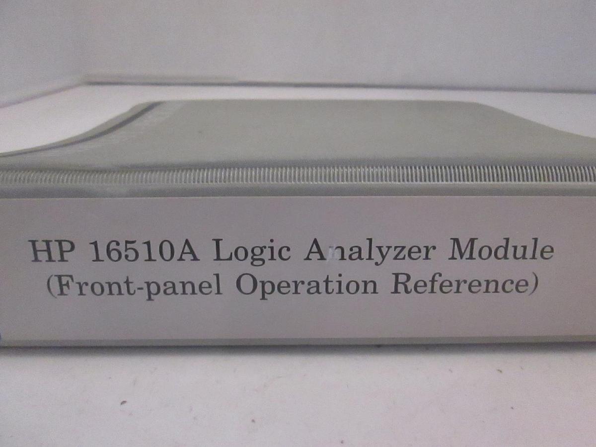 Used HP 16510A Logic Analyzer Module (Front Panel Operation Reference), Used