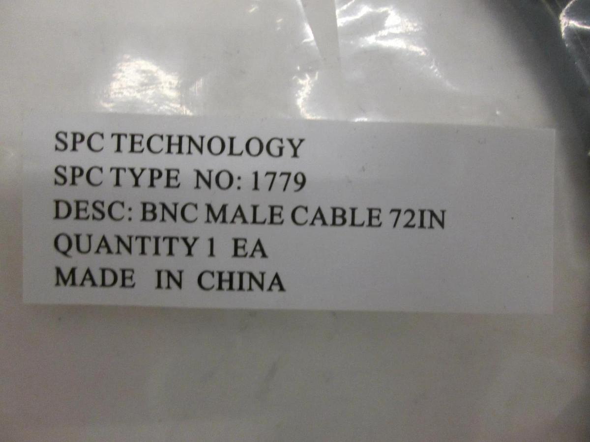 SPC Technology, BNC Male Cable 72In, 1779, New, Lot of 2