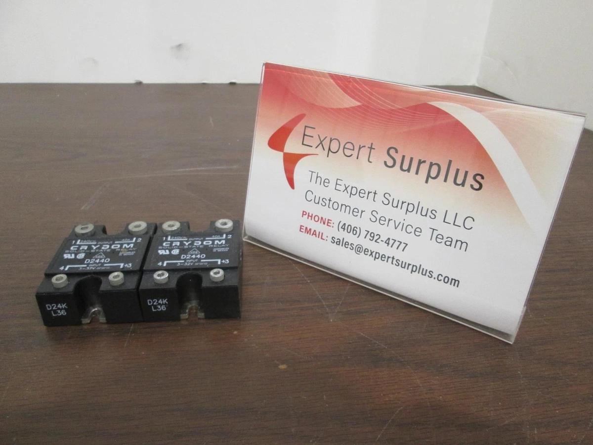 Used Crydom, D2440, Solid State Relay, Used, Lot of 2