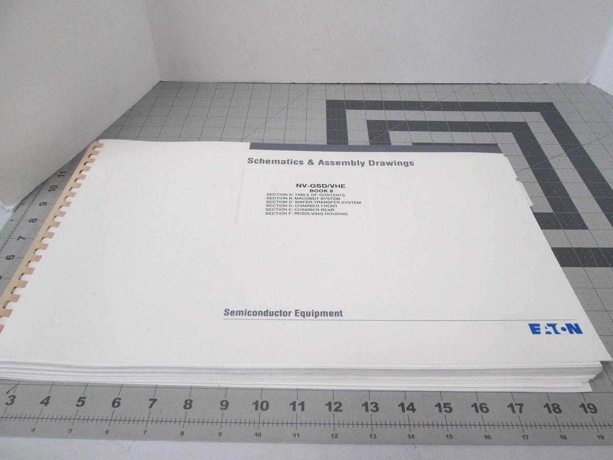 Used Eaton, NV-GSD/VHE, Book 8, Schematics and Assembly Drawings, Used
