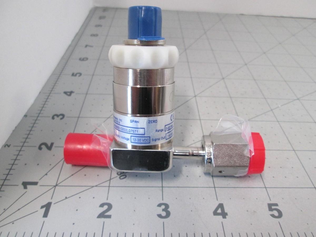 Precise Sensors, 3443-0006001CE02LQ7571, Pressure Transducer, 12-30 VDC, New