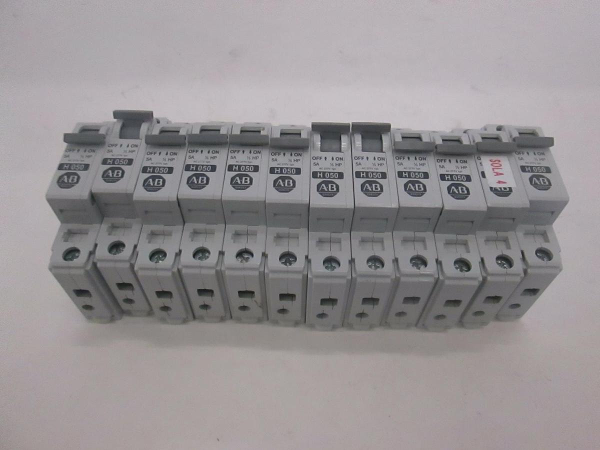 Used Allen Bradley, H050, Circuit Breaker, Used, Lot of 12