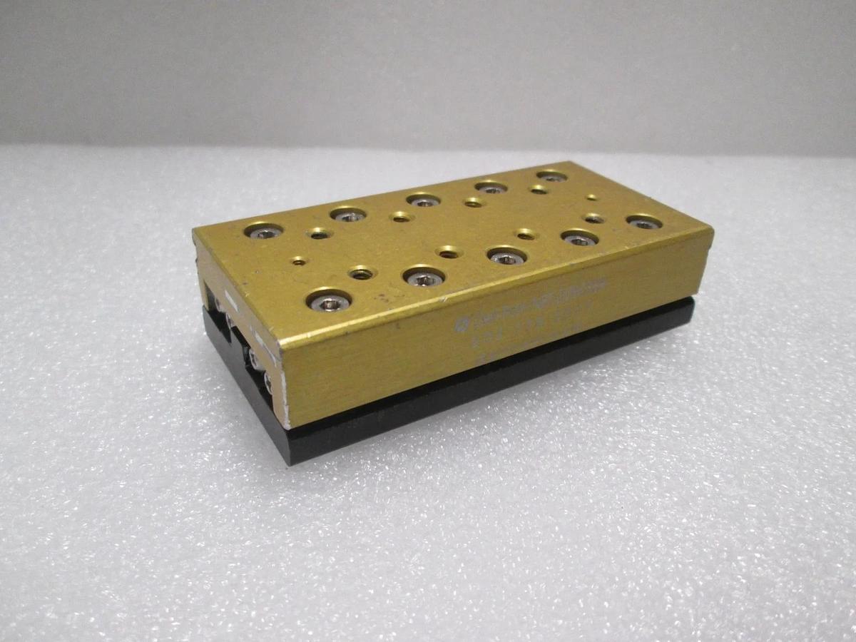 Used Del-Tron, NBT-2080SSA, Linear Bearing Guide Block w/ Guide Rail, Used