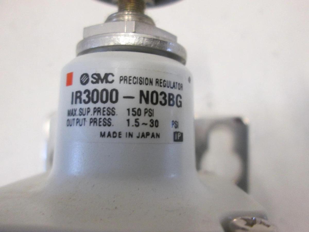 SMC, IR3000-N03BG, REGULATOR,PRECISION, 0-30PSI, New