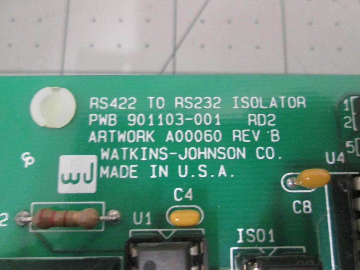 Watkins Johnson, Card, 901103-001, ISO, RS422/RS232-CCA, New
