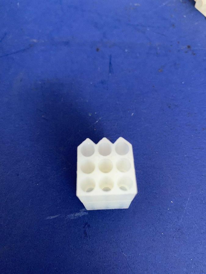 9 Position Square Housing, Plug Connector, Nylon, Lot of 90+