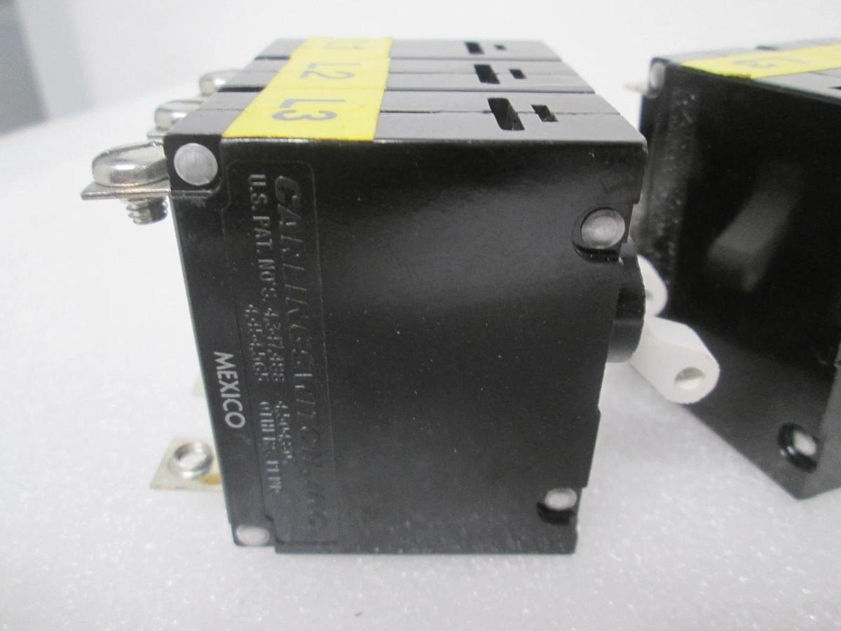 Heinemann, AA3-B0-24-615-3B1-C, Circuit Breaker, 3 Pole, 15A, New, Lot of 2