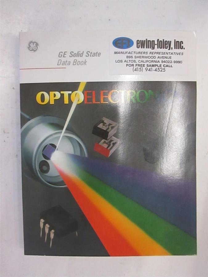 Used Ge Solid State Data Book Optoelectronics SSD-430, Used