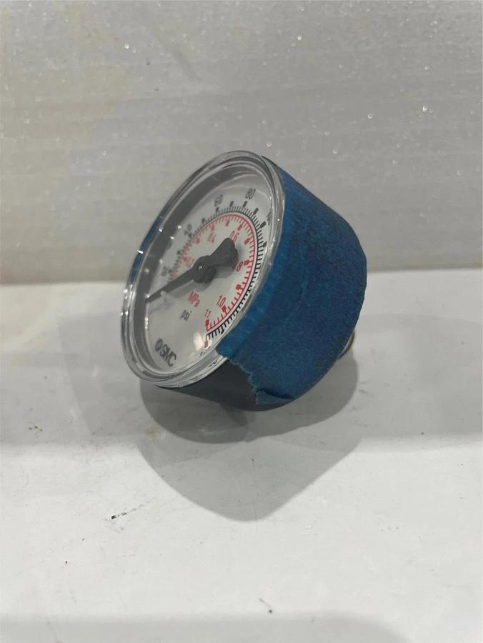 Used SMC, Pressure Gauge, 0-160 PSI, Used
