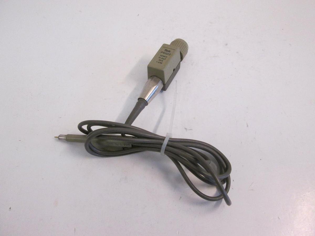 Used Tek P6122 Passive Probe, 10M, 11.0pF, 10X, 1.5M, Used