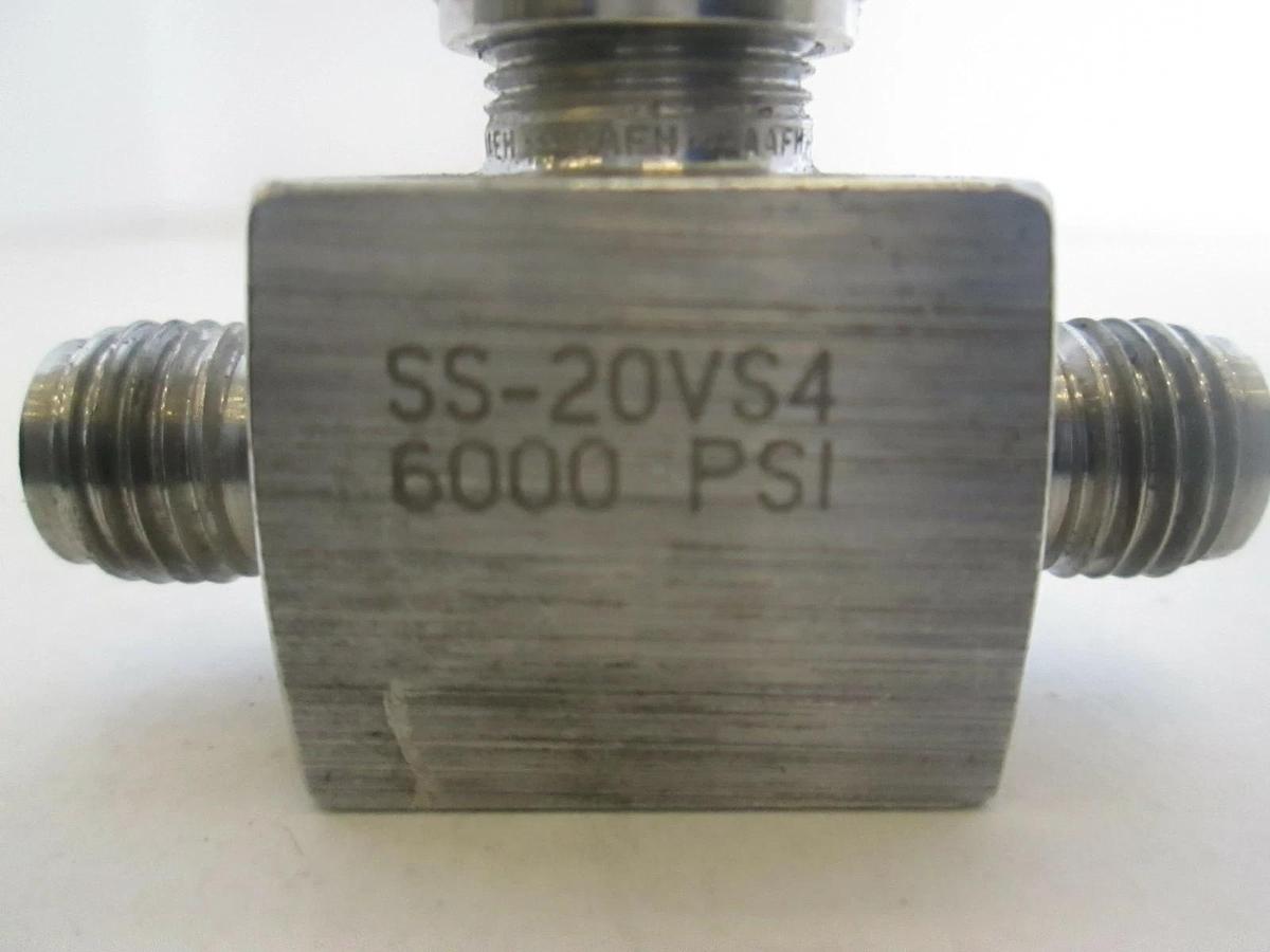 Used Swagelok, SS-20VS4, Bonnet Needle Valve, Used