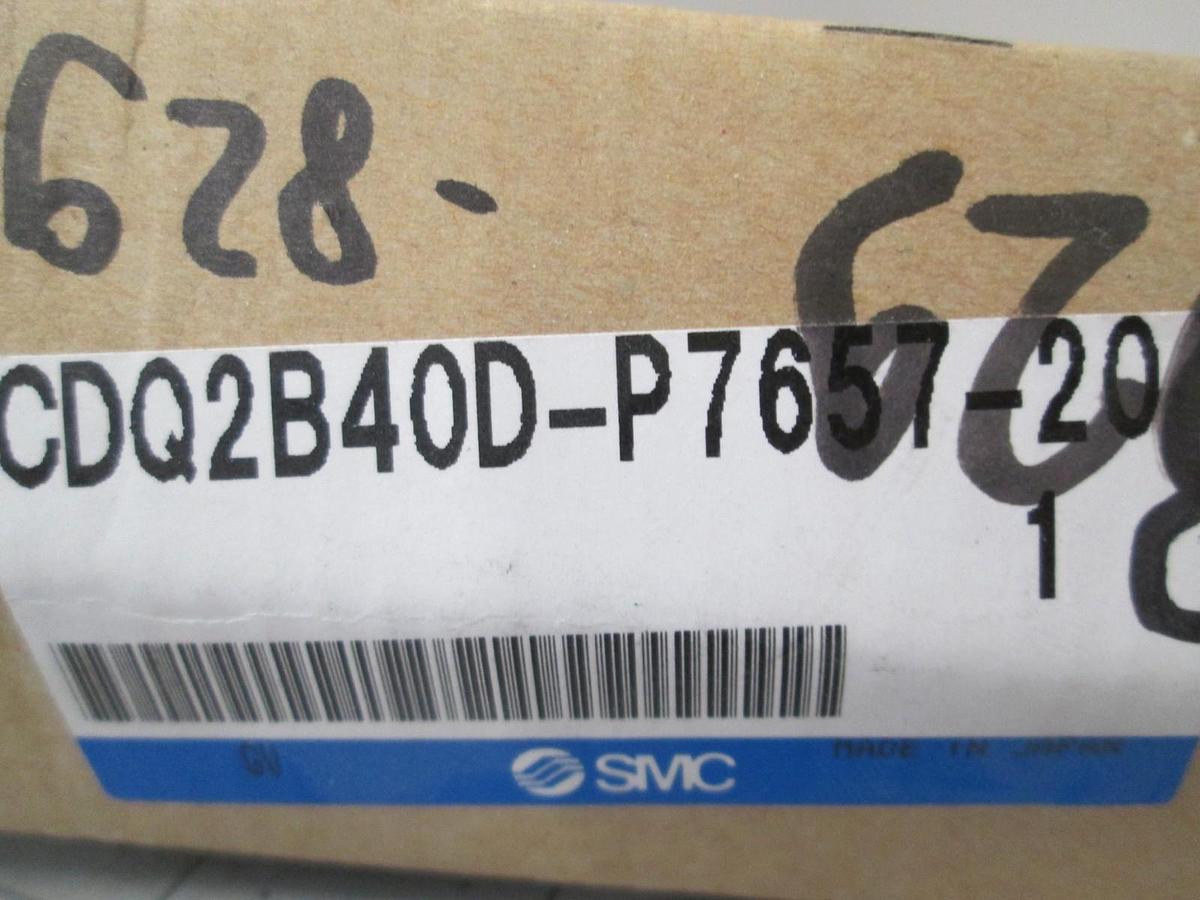 SMC, CDQ2B40D-P757-20, Pneumatic Cylinder, 16mm Shaft, New