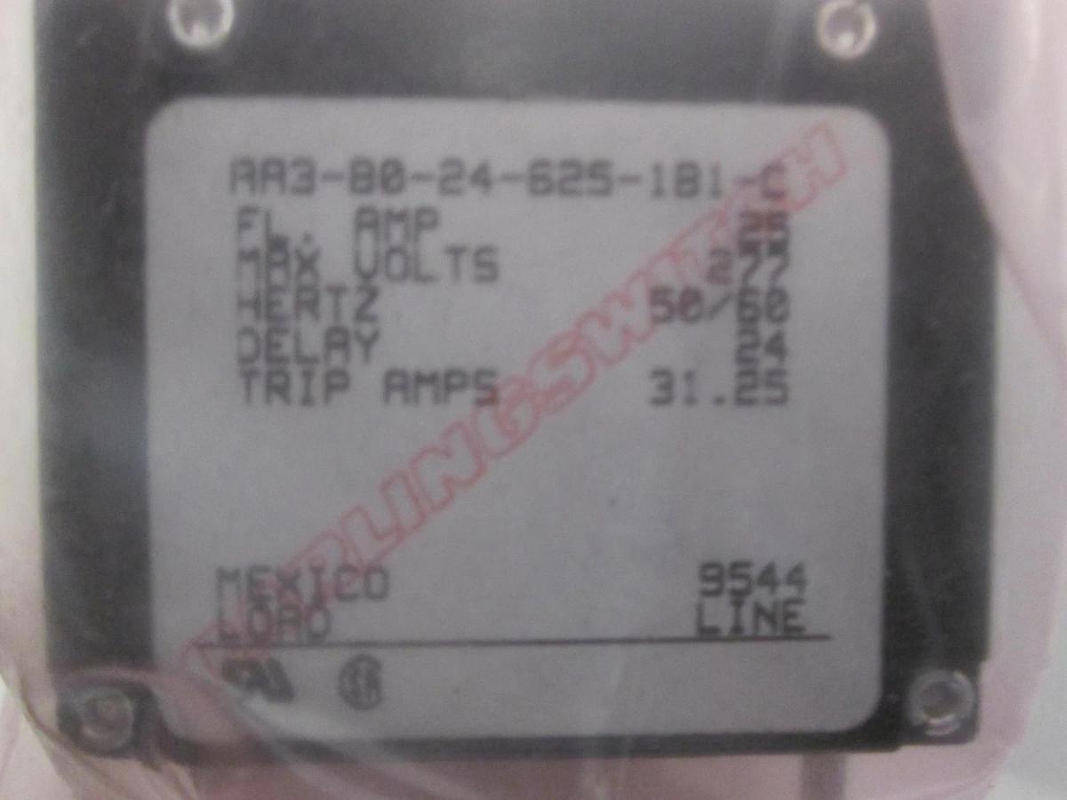 Carling Switch, Circuit Breaker, AA3-B0-24-625-181-C, 25A, New, Lot of 2