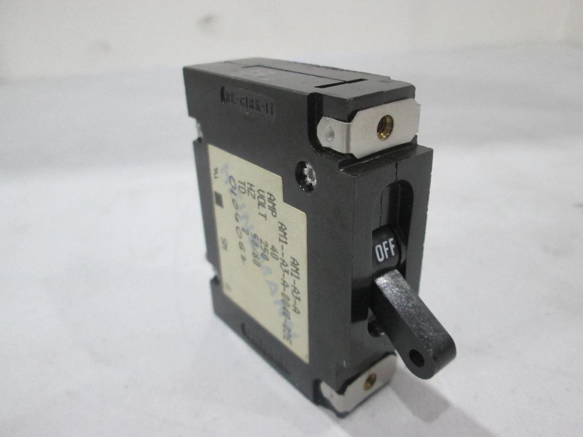 Used Heinemann, AM1-A3-A, AM1--A3-A-0040-02E, 40A, Circuit Breaker, Used