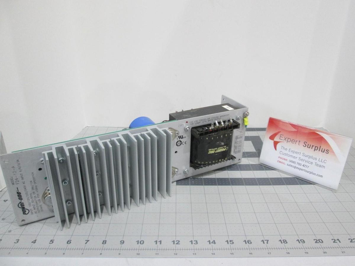 Used Power One, F24-12-A, Power Supply, Input 100/120/240V, 50/60Hz, Used