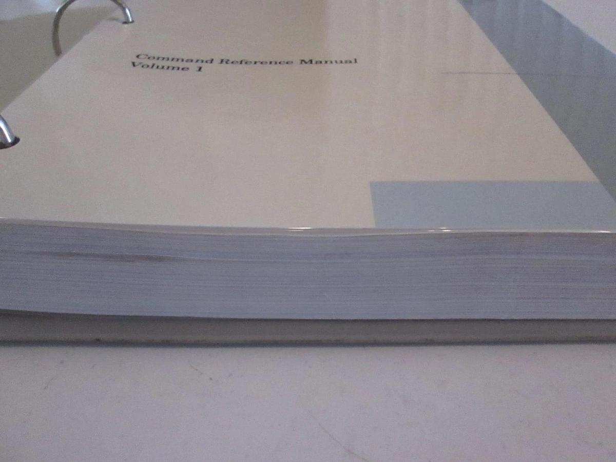 Used HP 3852A Data Acquisition/ Control Unit Command Reference Manual, Vol. 1, Used