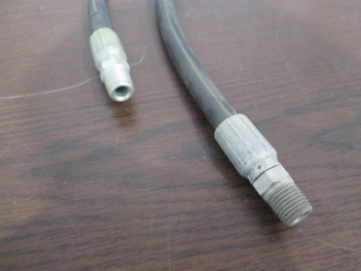 Used Parker, No-Skive 421-4, Hydraulic Hose, Used, Lot of 2