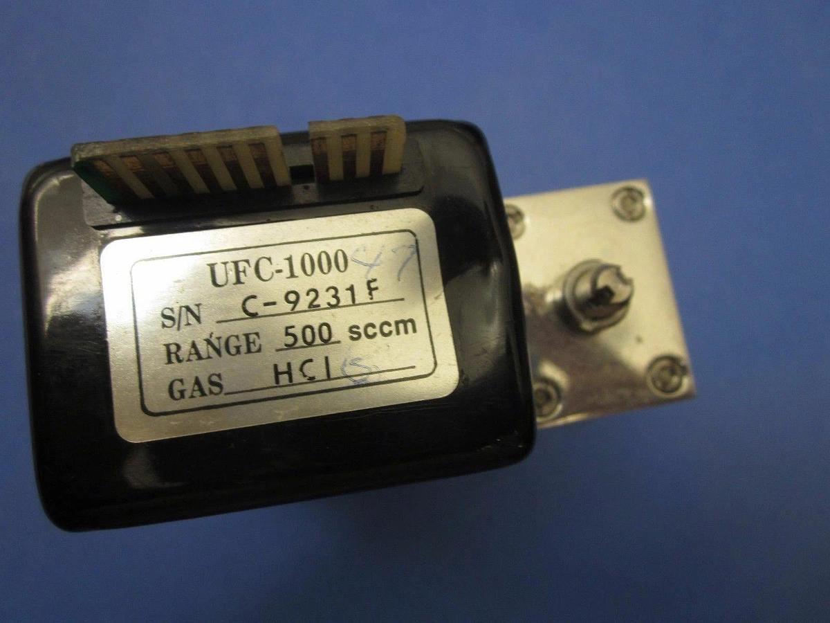 Used Unit UFC-1000, MFC, Mass Flow Controller, HCL, 500 SCCM, 1/4" VCR, Used
