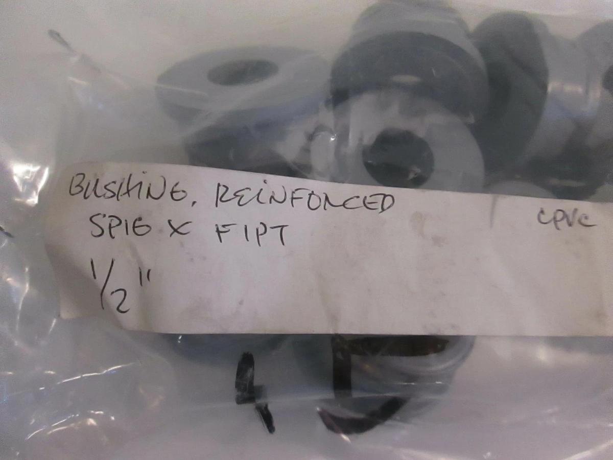 Reinforced Bushing SPIG X FIPT 1/2", Lot of 12
