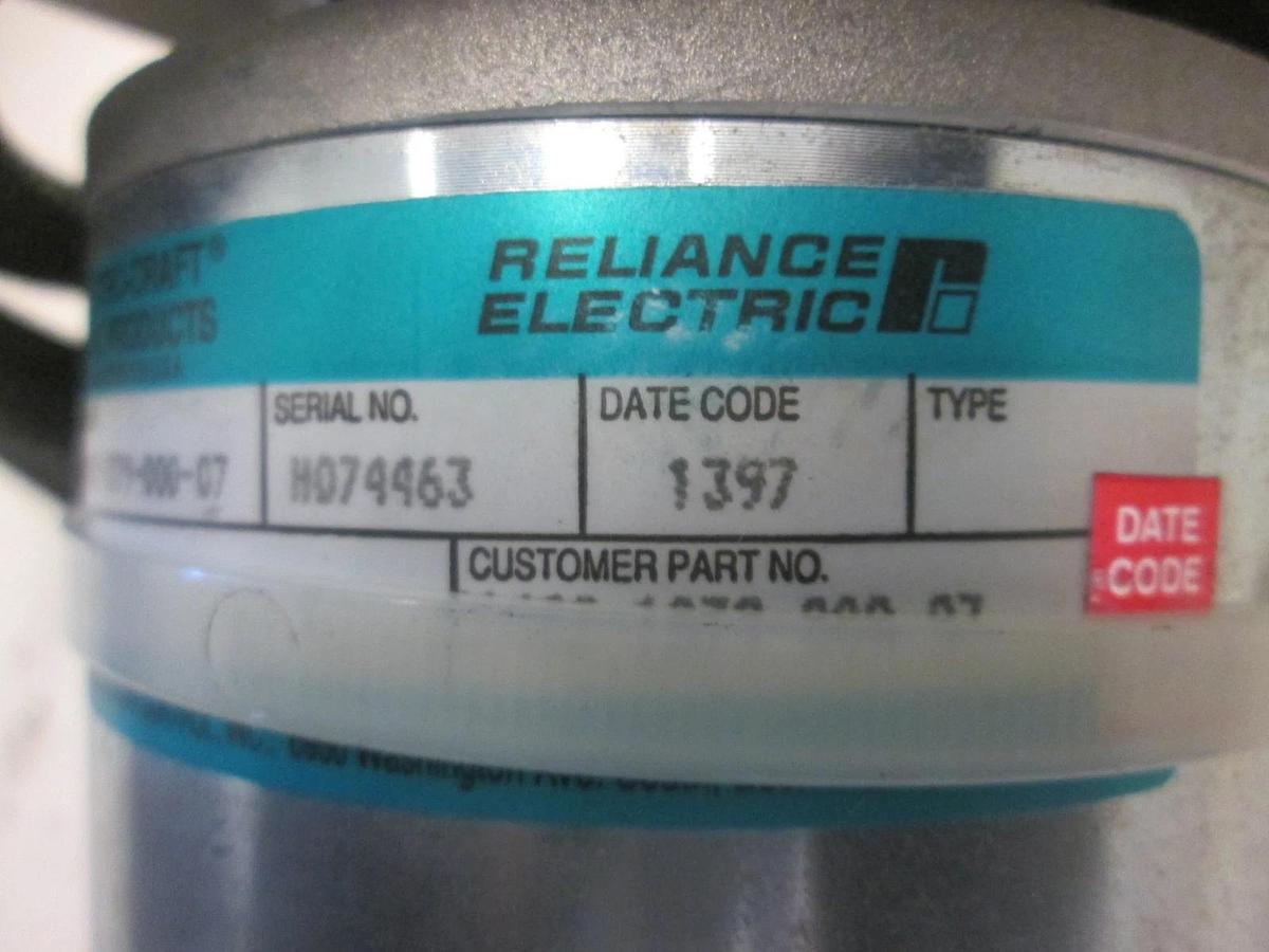 Used Reliance Motion Control, 01482-1079-000-07, Electro-Craft Servo Motor, Used