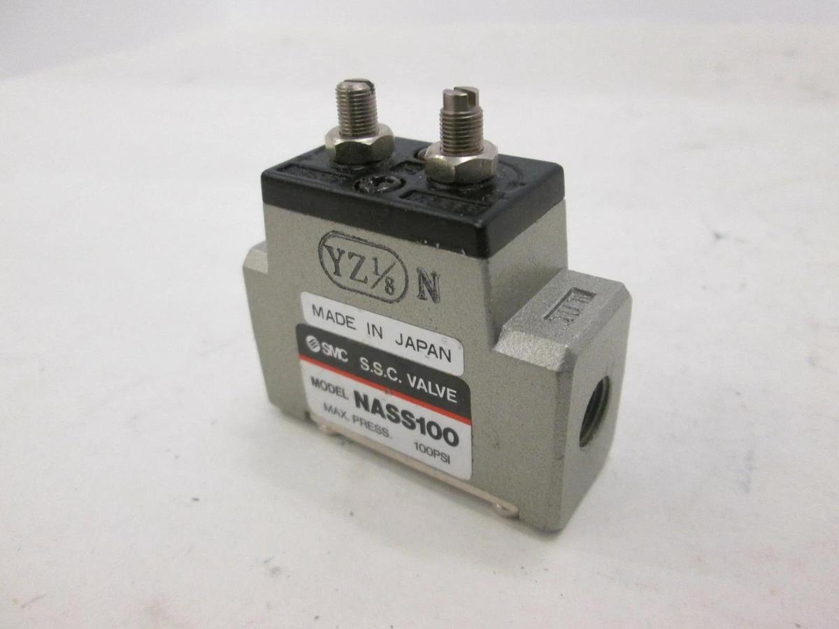 Used SMC, NASS100, Slow Start Control Valve, 100PSI, Used