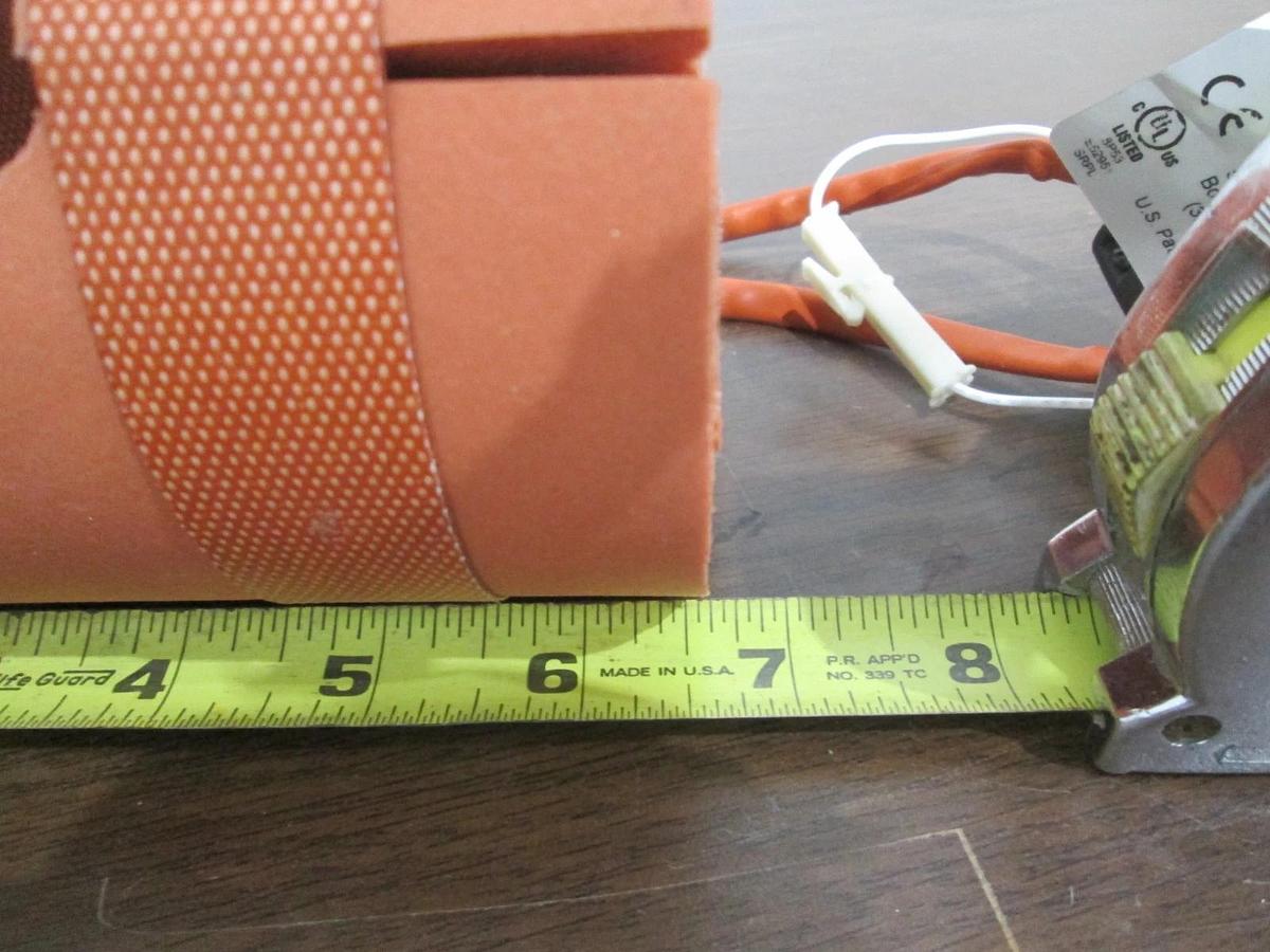 Used MKS, HPS 9599-0334 Straight 7" Heater Jacket for 3” Diameter Vacuum Pipe, Used
