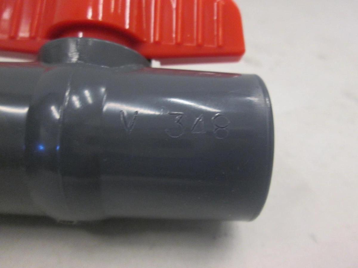 Used George Fischer, Type 348, 2 Way Ball Valve, Used