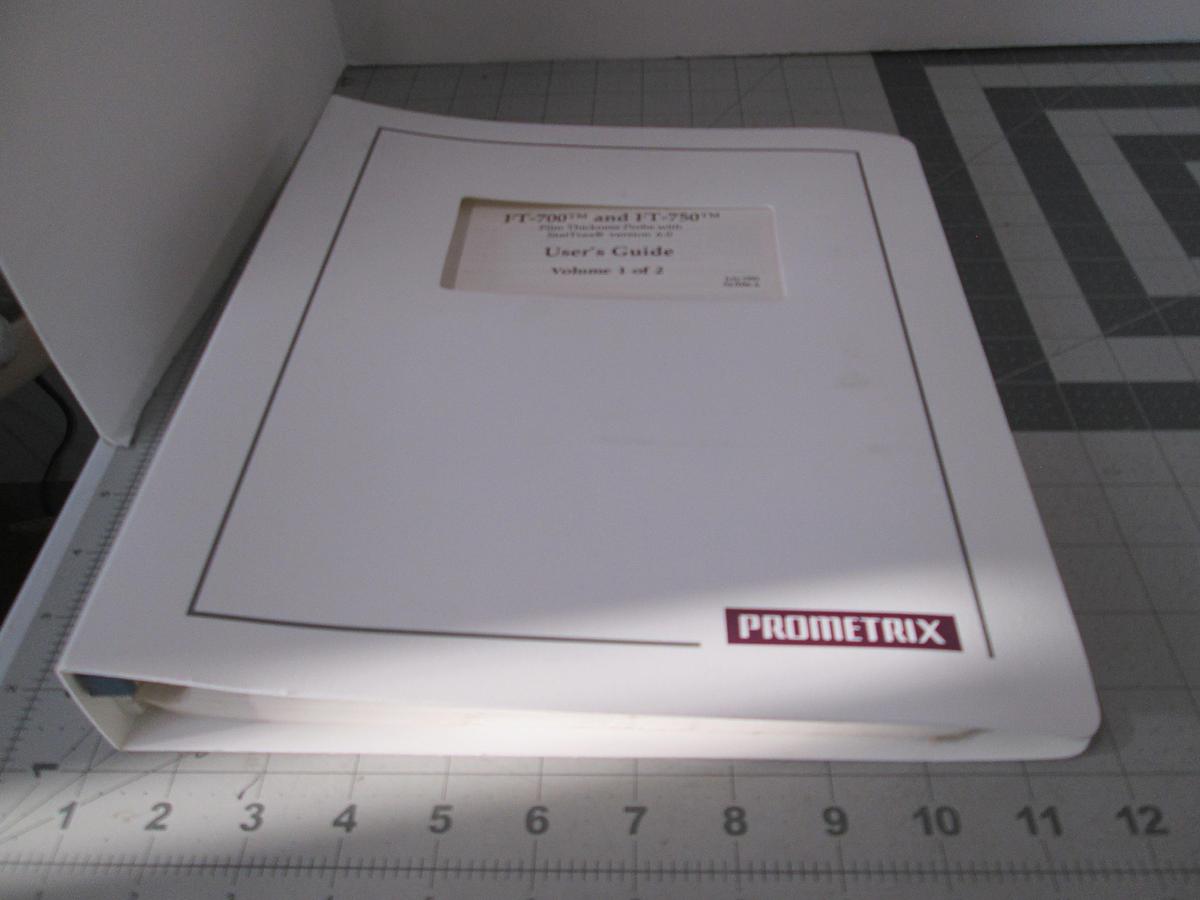Used Tencore, FT-700 and FT-750, Film Thickness Probe User's Guide, Volume 1, Used, Used