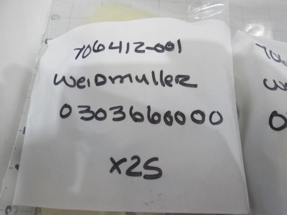 Weidmuller, 0303660000, Terminal Block End Plate, New, Lot of 50