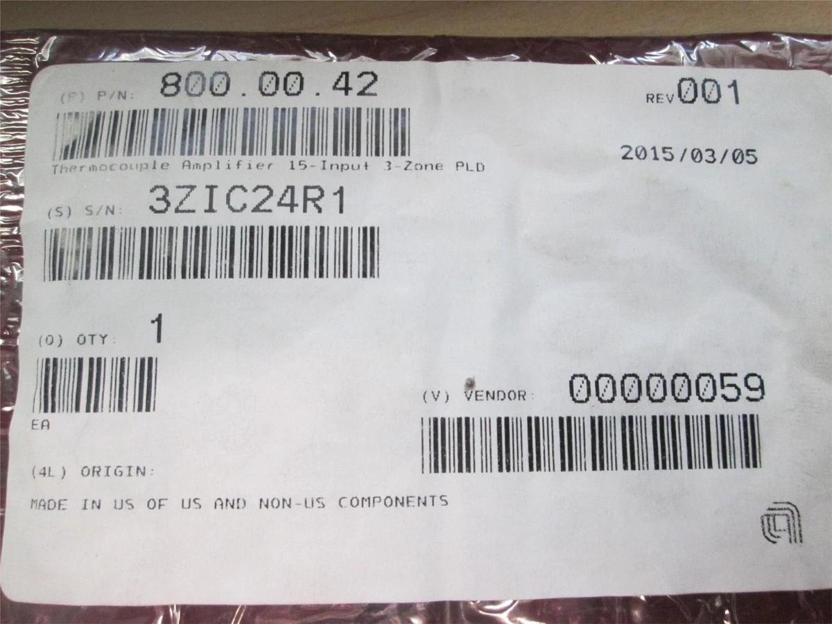 AMAT, Mypro SEMY TC amp Thermocouple Amplifier Interface, 907.00.12, New
