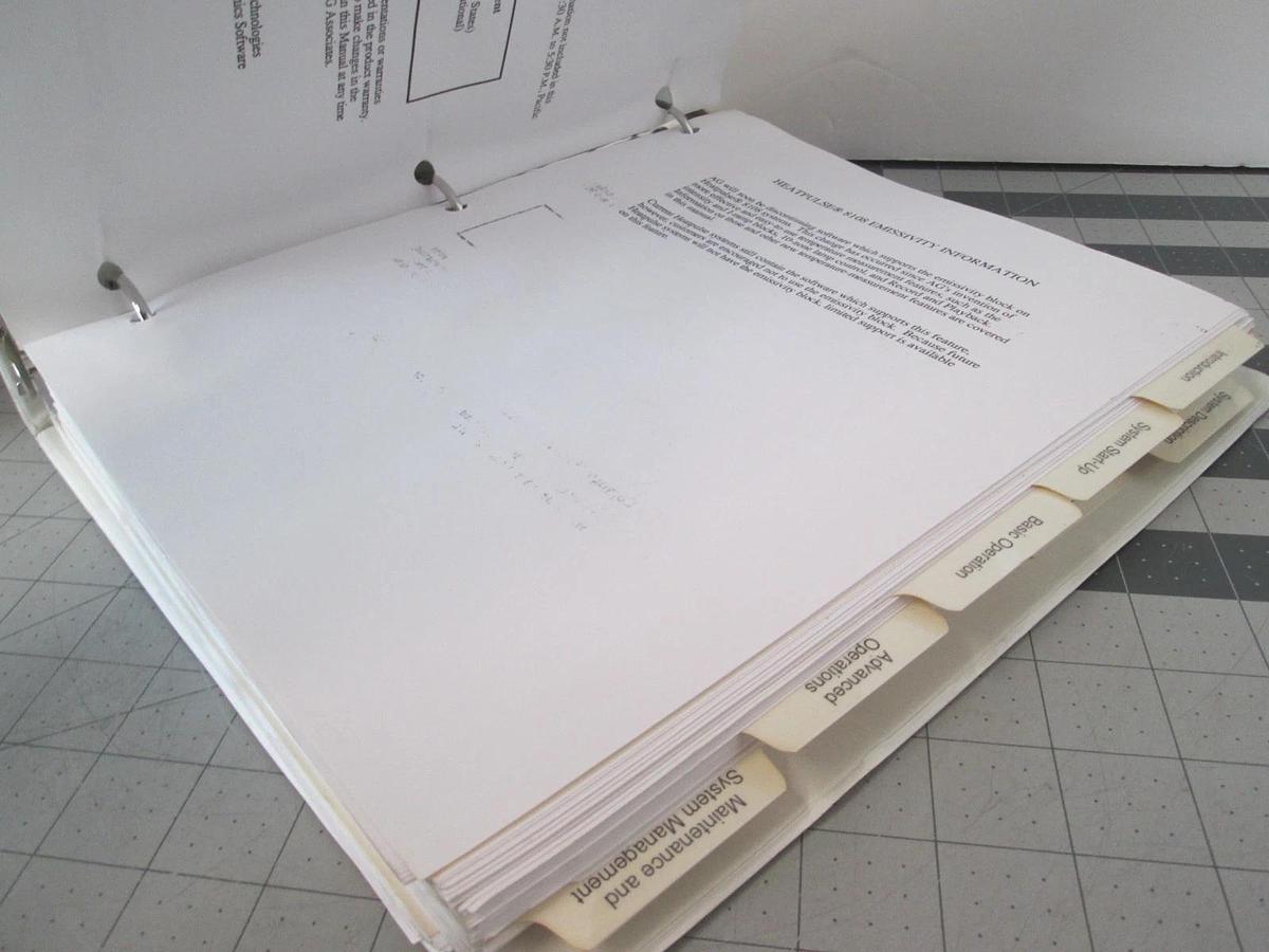 Used Heatpulse, 8108 Operator's Manual, 82305-0000, Used