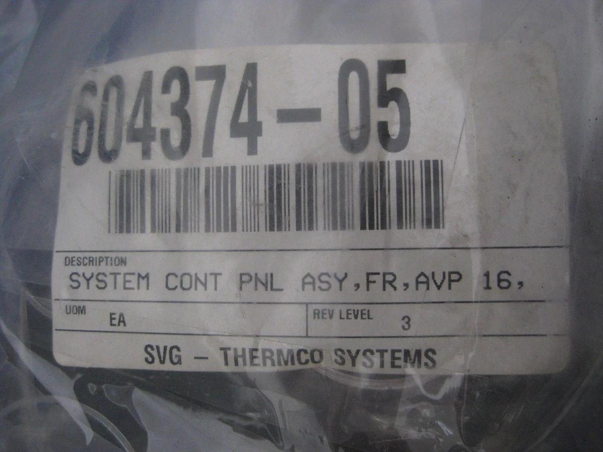 SPT Micro Thermal AVP 604374-05 System Control Panel Assembly for AVP-16
