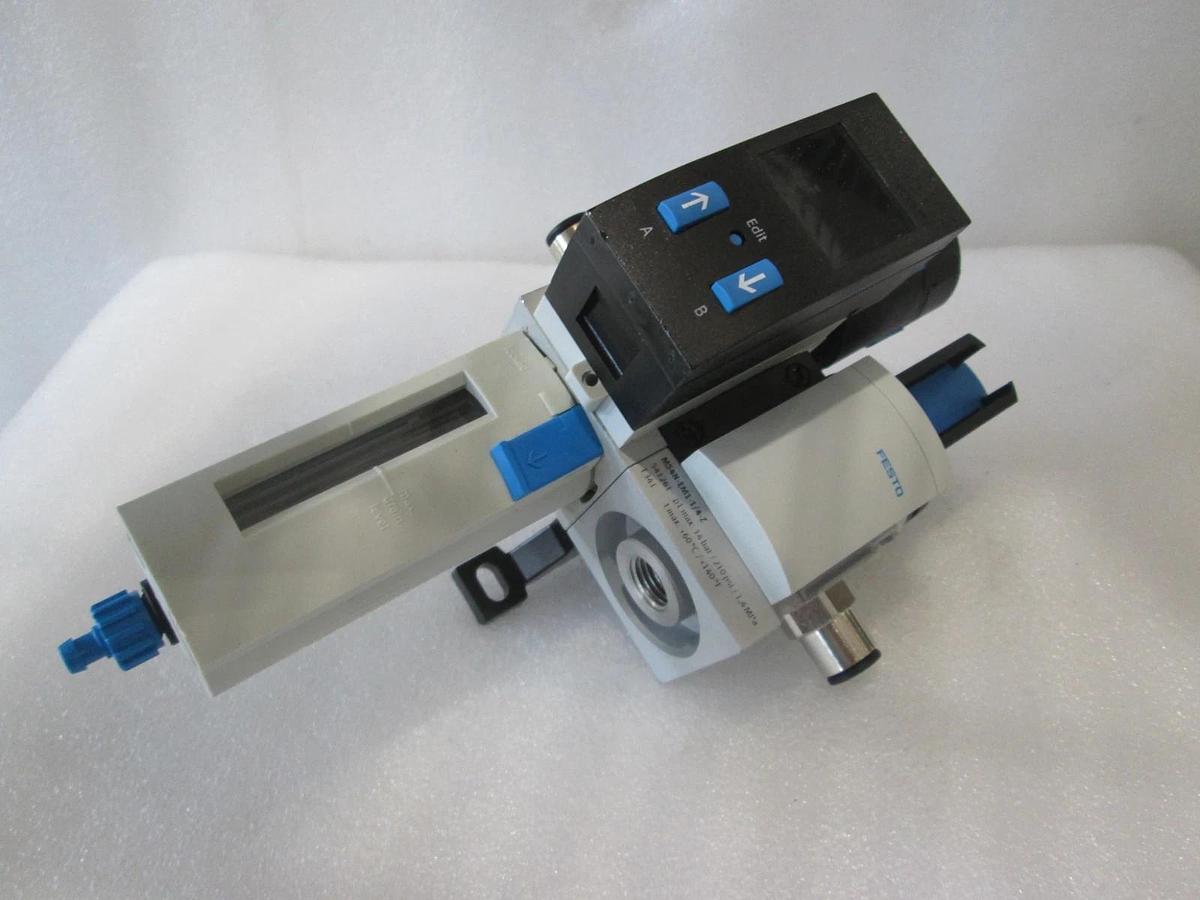 Used Festo, MS4-LFR-1/4 Filter Regulator Assy w/ M54N-EM1 Filter, Used