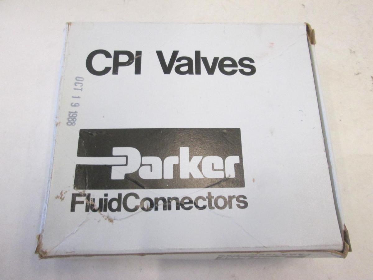 Used Parker, 4V4V6Y B6XJ-SSP-R-1941, 3 Way Ball Valve, New