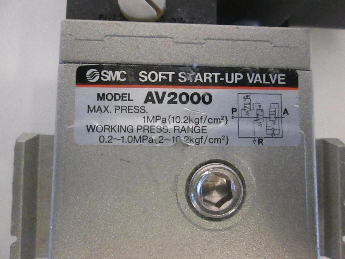 Used SMC, Soft Start-Up Valve, AV2000, Used