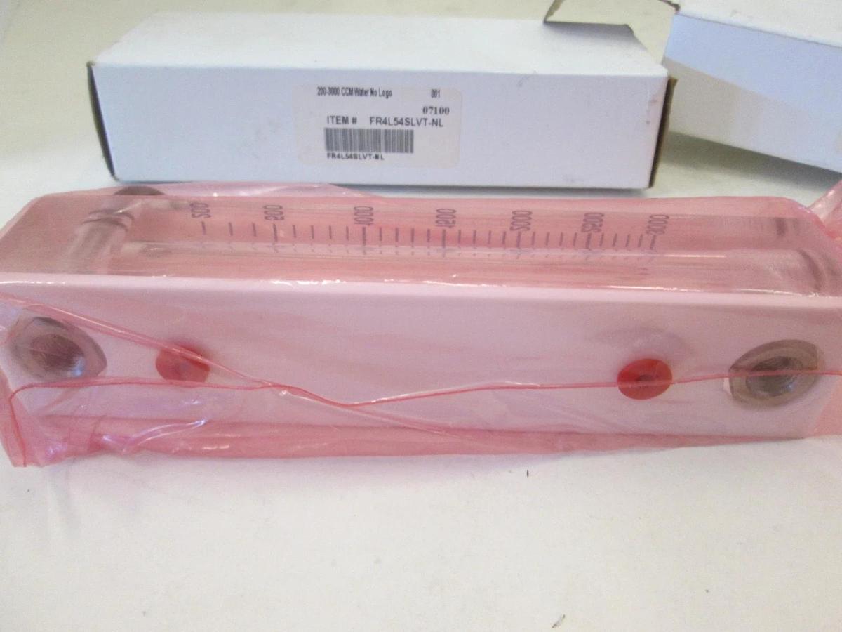 VWR, FR4L54SLVT-NL, Flowmeter, 200-3000CCM for Water, New, Lot of 2