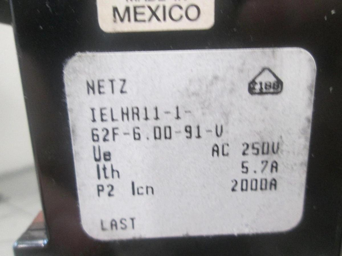 Airpax, IELHR11-1-62F-6.00-91-V, 6A, 2 Pole, Circuit Breaker, New, Lot of 2