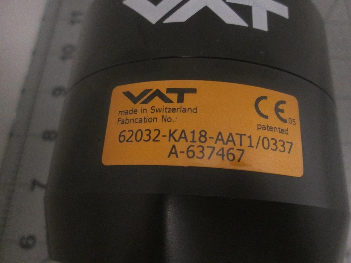 VAT Inc., 62032-KA18-AAT1/0337, Control Angle Valve, New