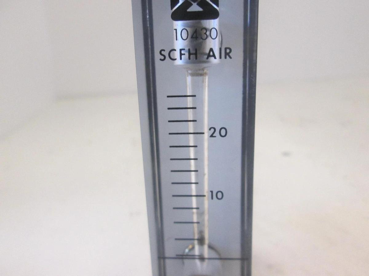 Used 10430, Flowmeter, 0-26 SCFH Air, 100 PSIG Max, Used