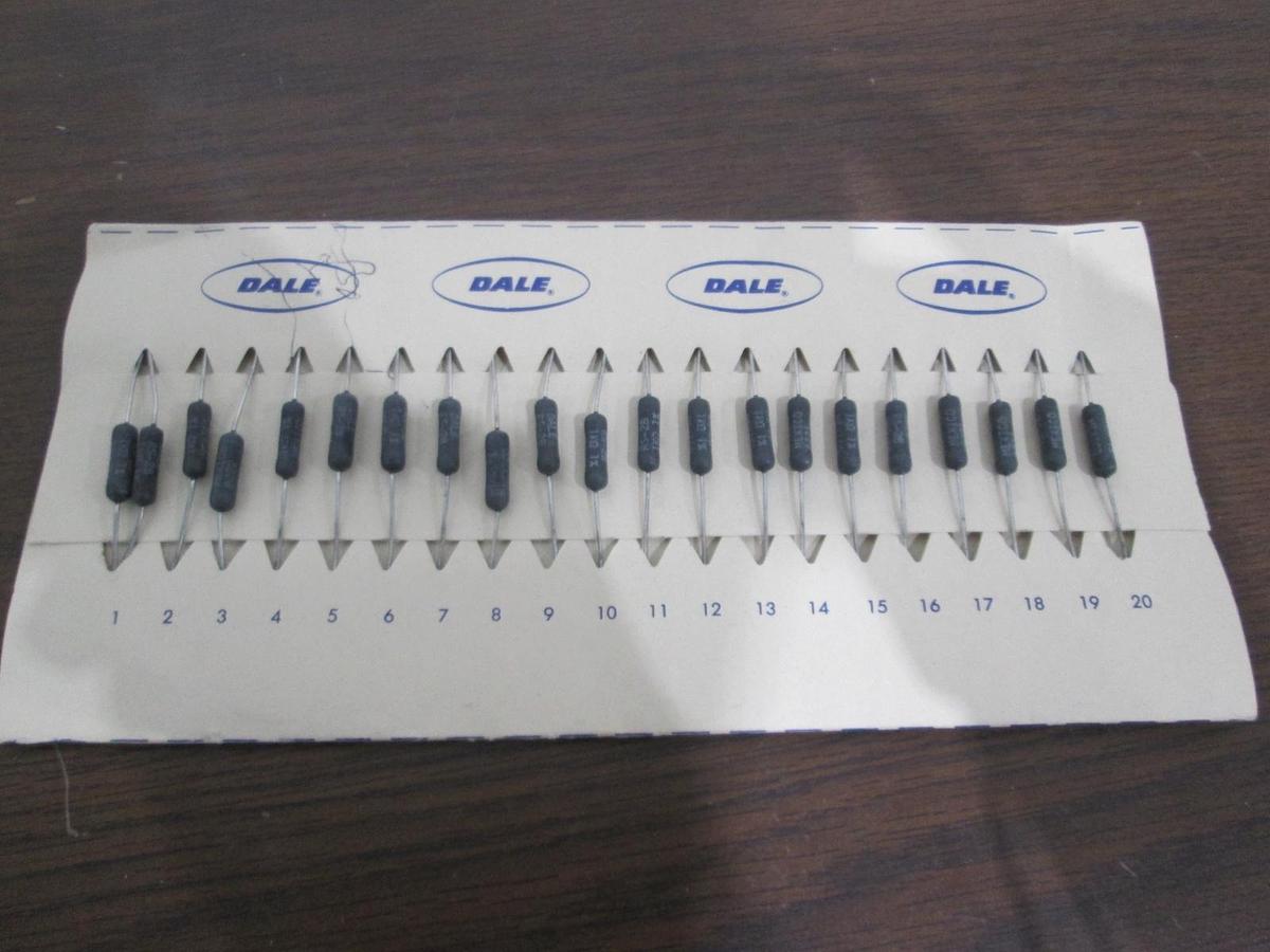 Dale, RS-28, 1k, 1 % metal film Resistor, New, Lot of 20