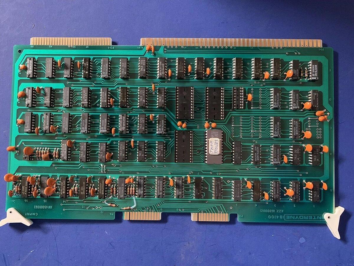 Used INTERDYNE IB4100, Assy 86000063, 880-77-000 Cassette Interface PCB, Used