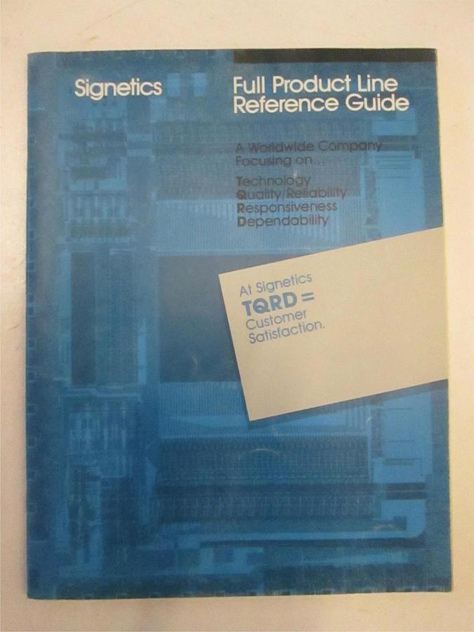 Used Signetics Full Product Line Reference Guide, Used