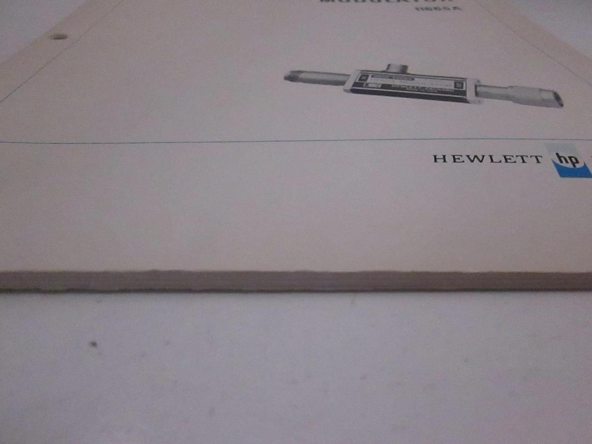 Used HP Modulator 11665A Operating and Service Manual, Used