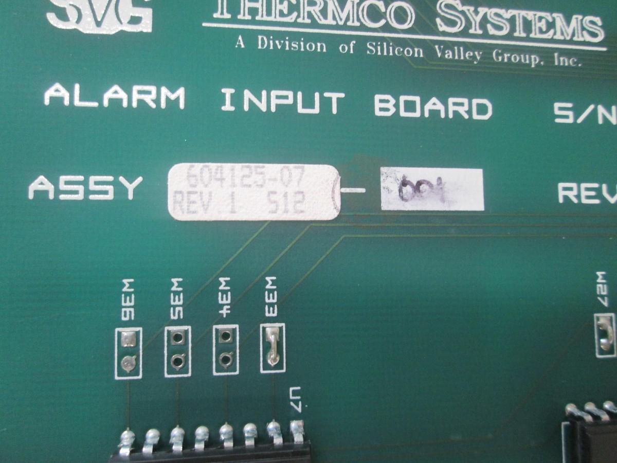 SVG, SPT Micro, 604125-07, Alarm Input, PCB Assy, New