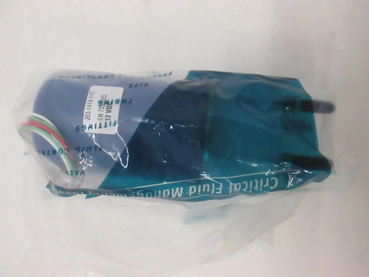 Entegris, 2 Way Solenoid Valve, 203-1414-115, New