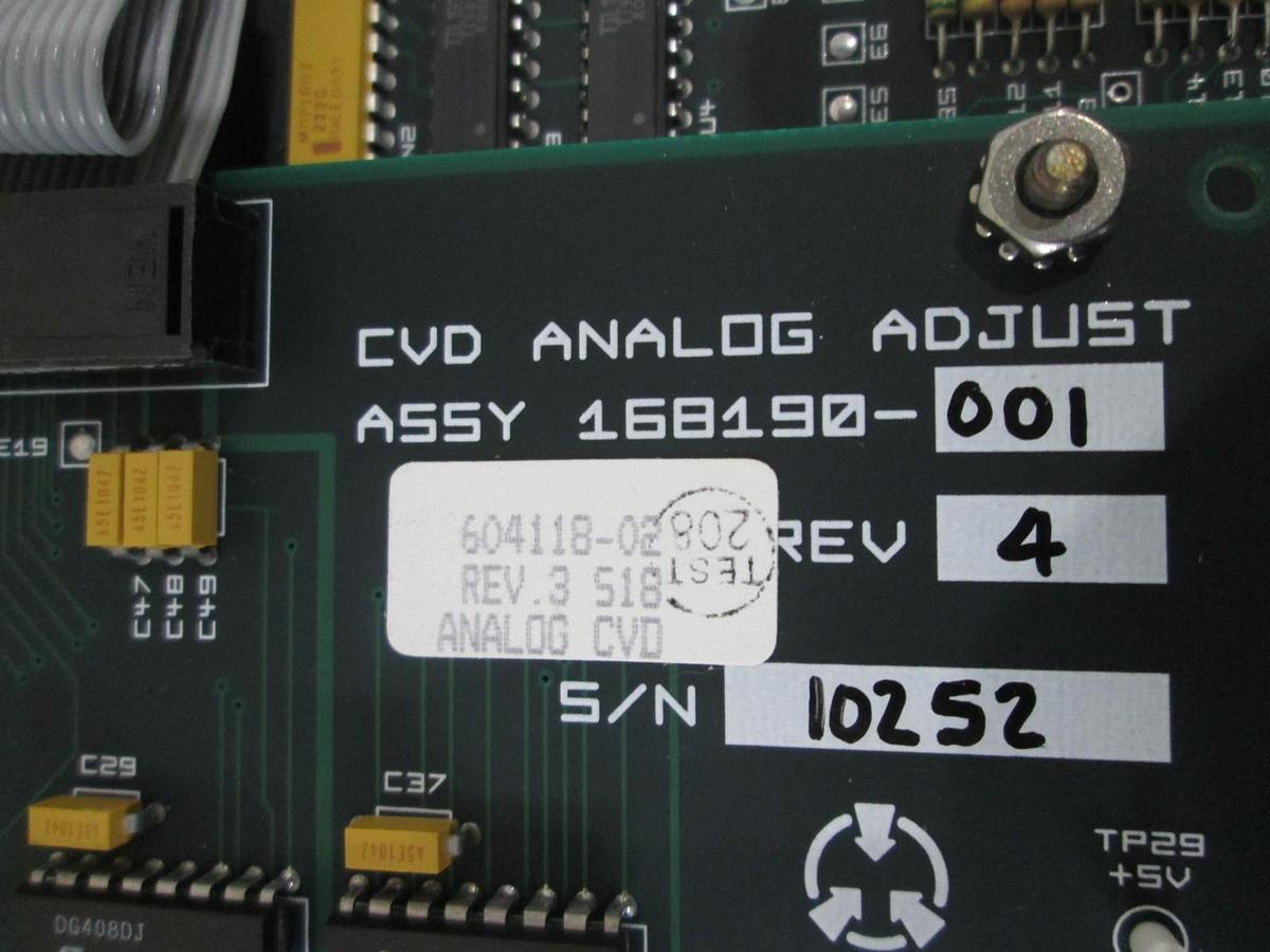 Used SPT Micro, 604118-02, Analog CVD PCB Assy, New