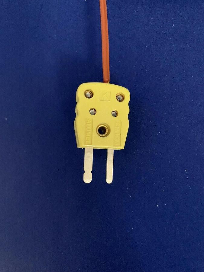 Used Omega Type K Thermocouple Probe w/ Connector, New