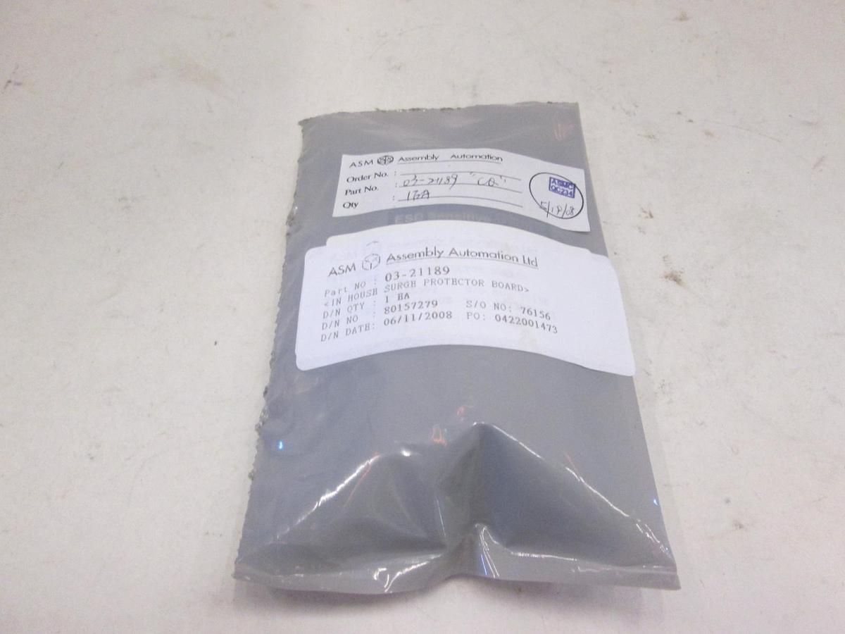 ASM, IN House Surge Protector Board, 03-21189, New