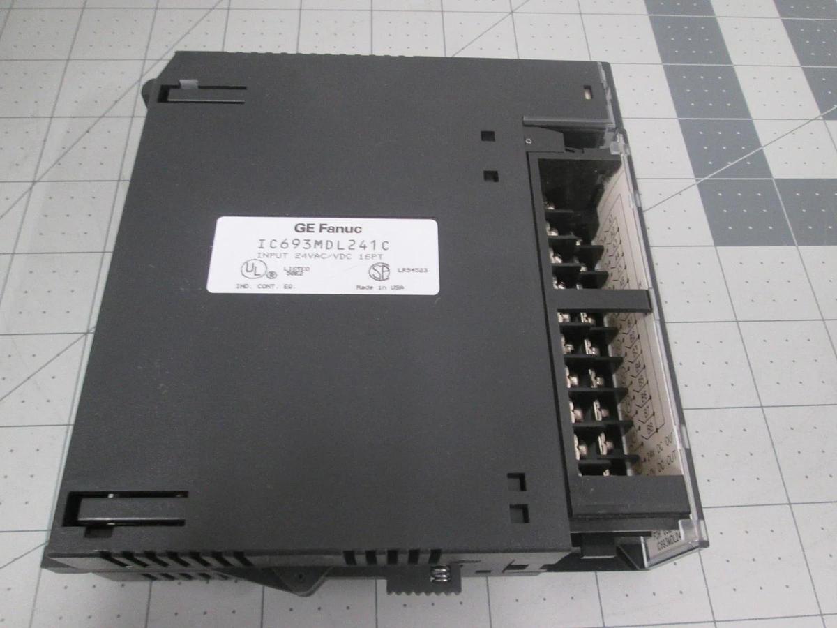 Used GE Fanuc, IC693MDL241C, PLC Module, Input 24VAC/VDC 16PT, Used